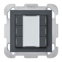 Tasto INC kallysto B KNX 6× LED RGB s/e-link antracite