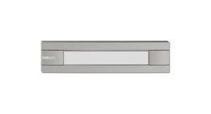 Poussoir 1/4 EDIZIO.liv SNAPFIX® p.KNX&UNI a.LED a.étiquette comm.2touch.grc