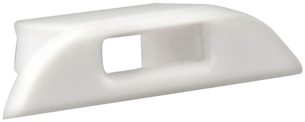 Embout DOTLUX PVC pour profilé/cache 7I gris, avec passe-câble