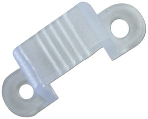 Montagebügel für LED-Lichtband UV-beständig 20 Stück