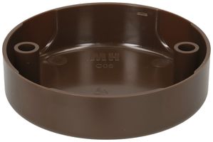 Deckenrosette MH 2×Befestigungslöcher Ø83×21mm braun