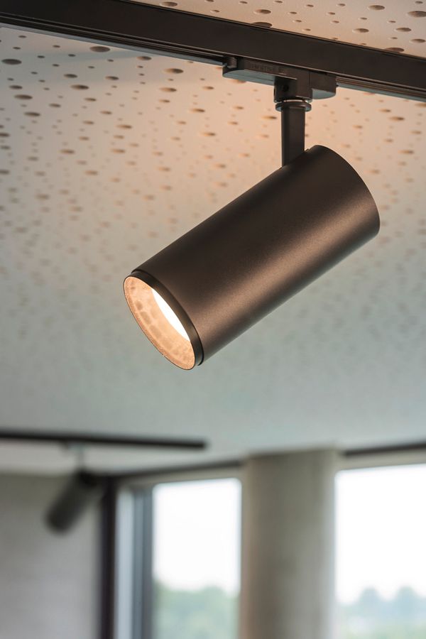 Spot LED SLV 3~ NUMINOS M DALI 20W 1970lm 3000K 36° Ø85×185mm nero