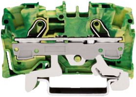 Borne de passage WAGO TOPJOB S 6mm² 2L vert/jaune série 2006