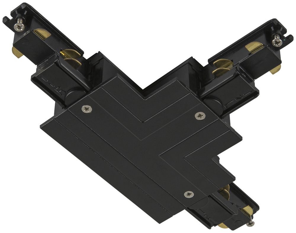 T-Verbinder SLV S-TRACK DALI 5-polig Erdung aussen links schwarz