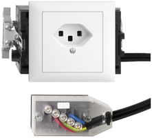 Prise INC EDIZIOdue T23 L2 blanc 49…69mm Snap pour Technofil