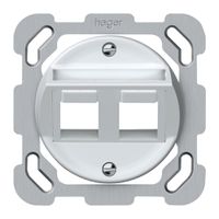 UP-Montageset origin schräg 2×Keystone 77×77mm weiss