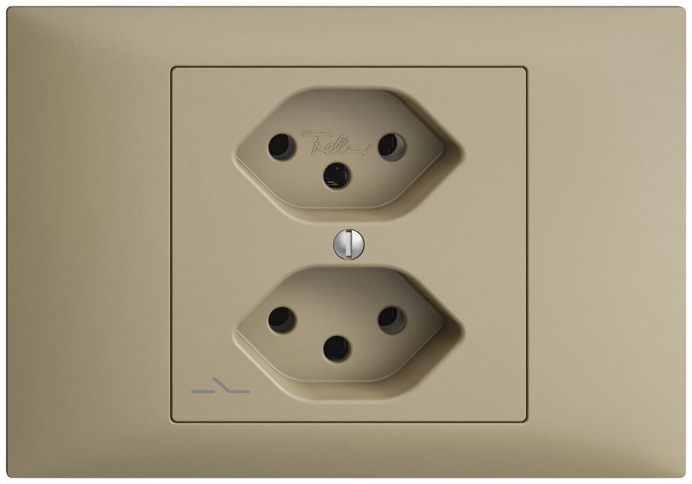 Presa INS EDIZIOdue 2×T13 sand 1×S