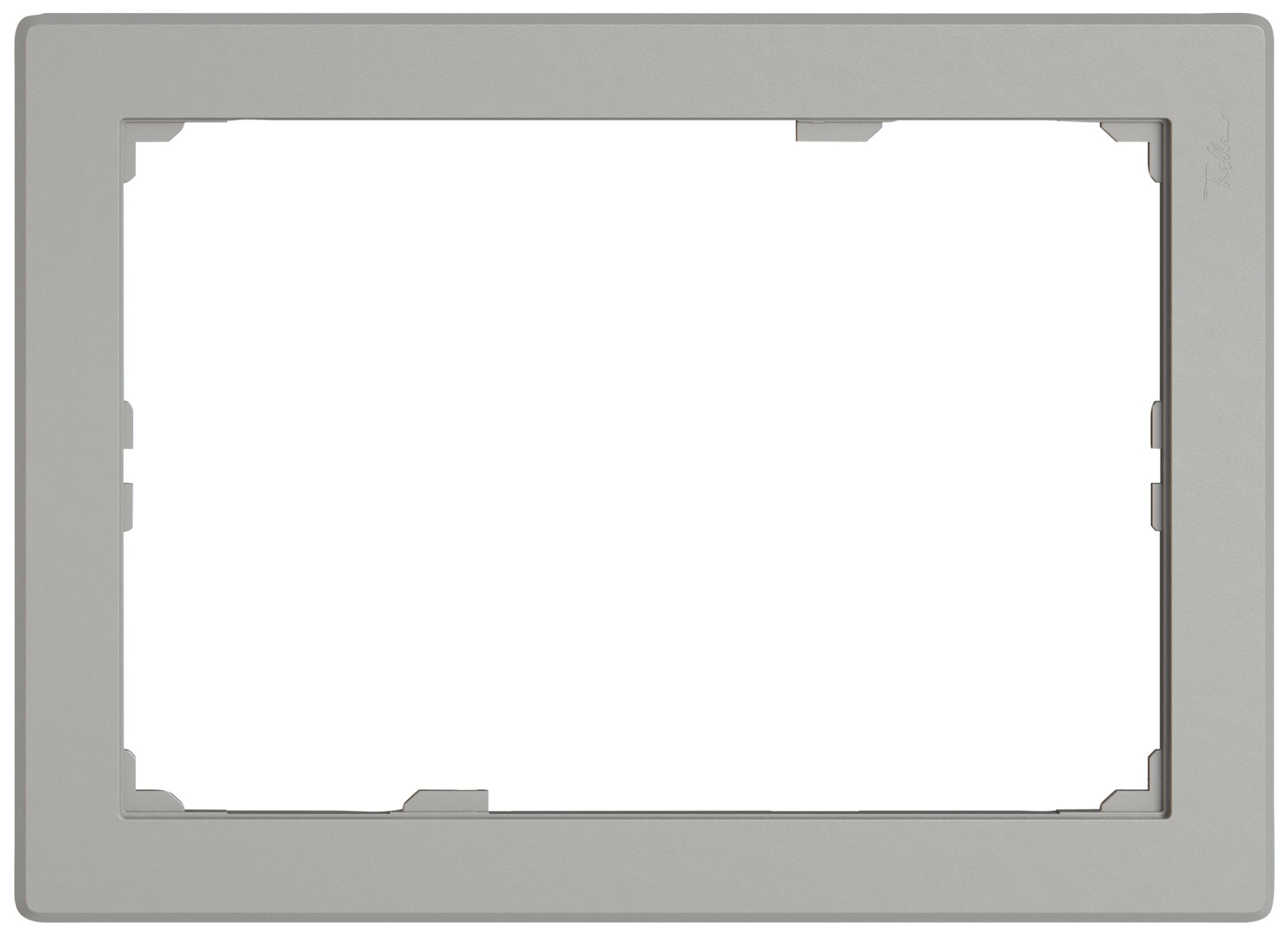 Abdeckrahmen EDIZIO.liv 2×3 208×148mm hellgrau