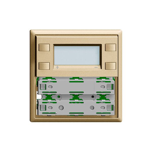 RTH-Frontplatte KNX 1…4×EDIZIOdue sand, mit LED RGB