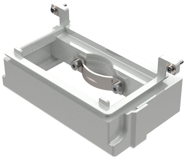 Anschlussraumerweiterung Rauscher & Stoecklin 160×93×86mm grau