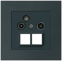 UP-Antennendose R/TV-Daten kallysto.pro HMS 2GHz 11db schwarz