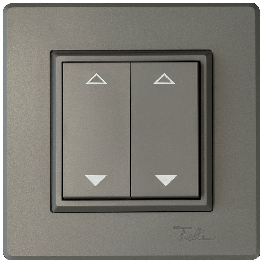 AP-Funktaster ALADIN EnOcean EDIZIO.liv 4K/2T V/Λ batterielos dunkelgrau