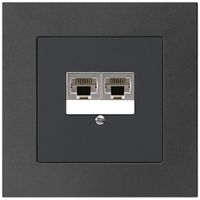 UP-Dose kallysto.pro 2×RJ45s getrennt UKV schwarz