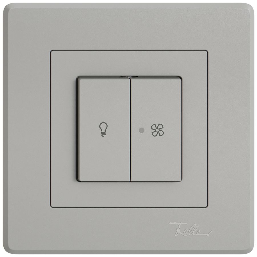 Kit de montage ENC EDIZIO.liv SNAPFIX® p.lum&venti a.2 bout.a.lentille front.grc