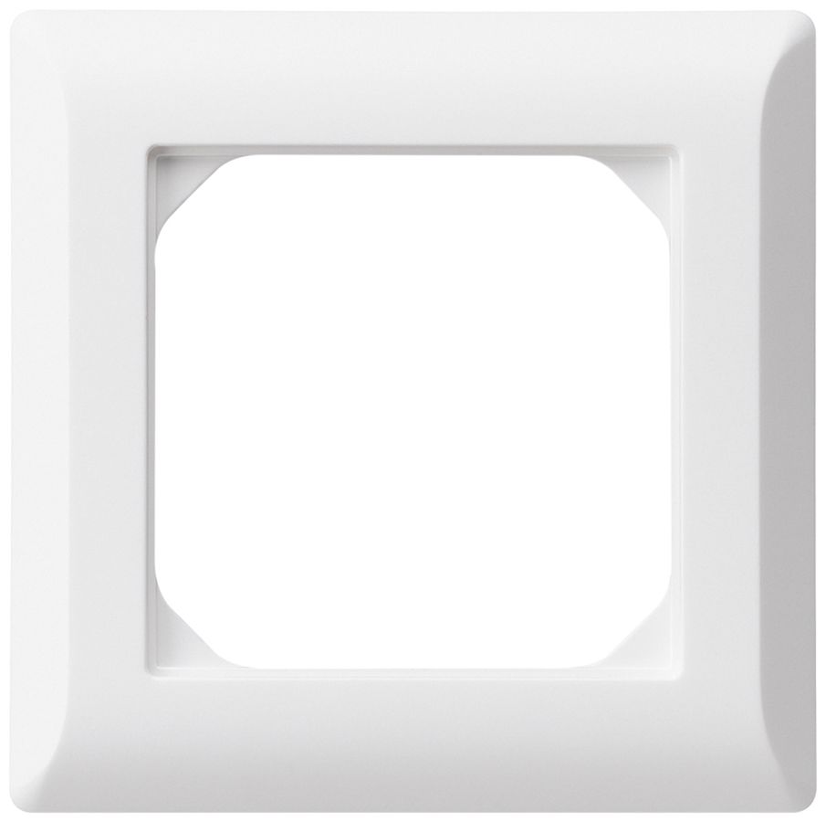 UP-Abdeckrahmen kallysto.line 1×1 weiss 92×92mm