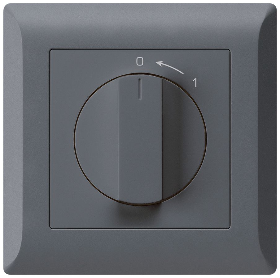 UP-SchwenkTaster 0<-1/1L anthrazit kallysto.line mit Drehgriff