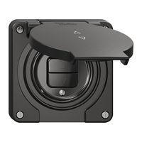 Storenschalter NEVO N.CO 1-Kanal, Einbautiefe 18 mm, 87×87 mm, schwarz