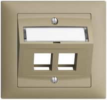 Kit de montage INC Edue FKE, avec capot de sortie oblique, pour 2×Keystone, sand