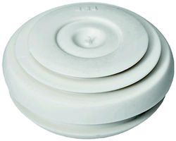 Passe-câble 20mm blanc IP55 avec membrane à gradins