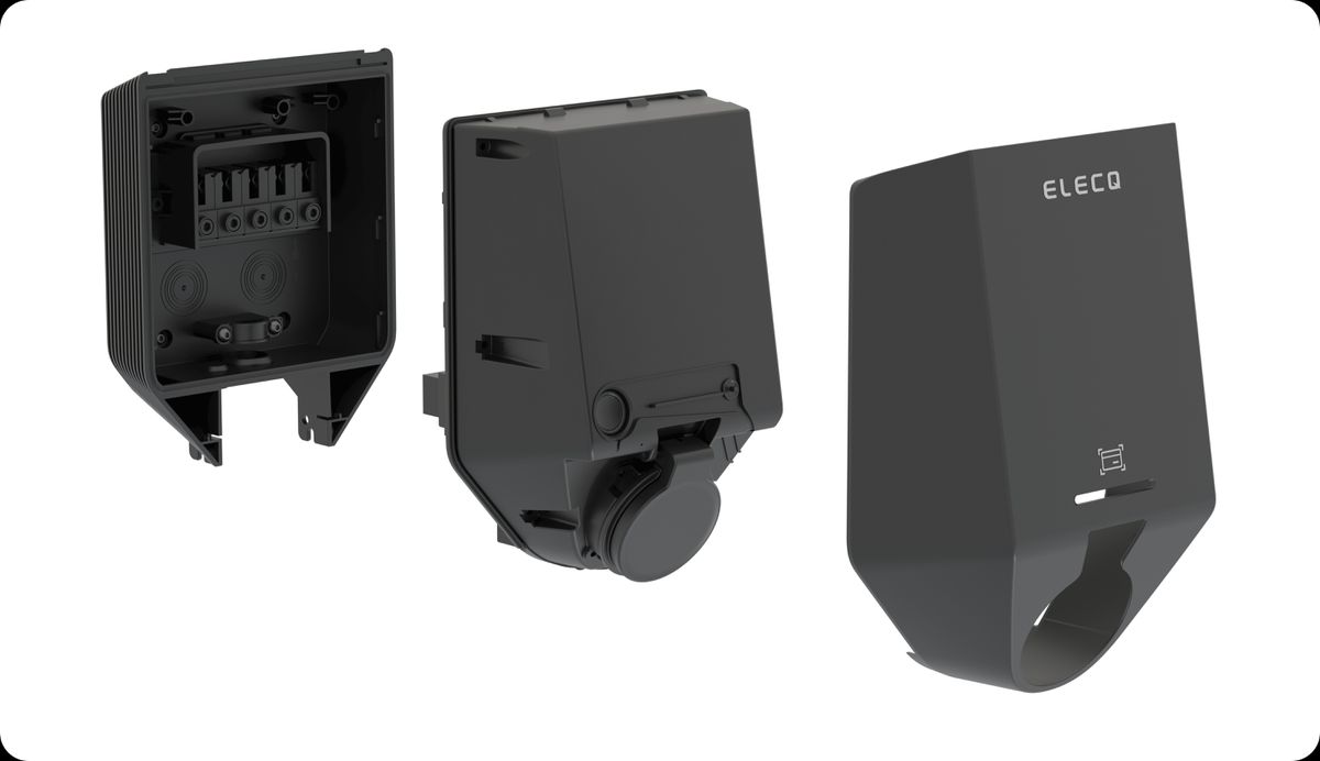 Stazione di ricarica Elecq Home 22kW nero