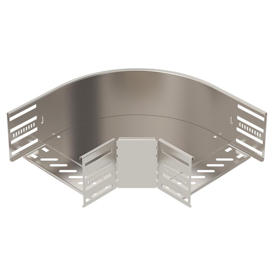 Coude BET RB 90° 110×200mm acier fin A2 brut