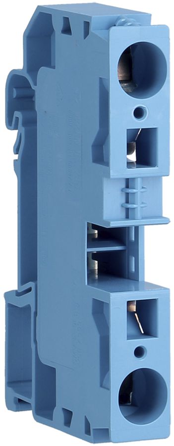 Borne de passage Hager 16mm², N, 800V/76A, enfichable 2 raccords ouvert sur côté