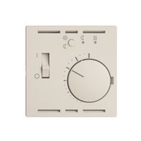 Frontset EDIZIOdue crema, 60×60mm für Raumthermost. mit Fühler