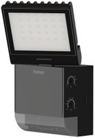 Proiettore LED theLeda S 8.5W 900lm 4000K con rilevatore movimento nero IP55