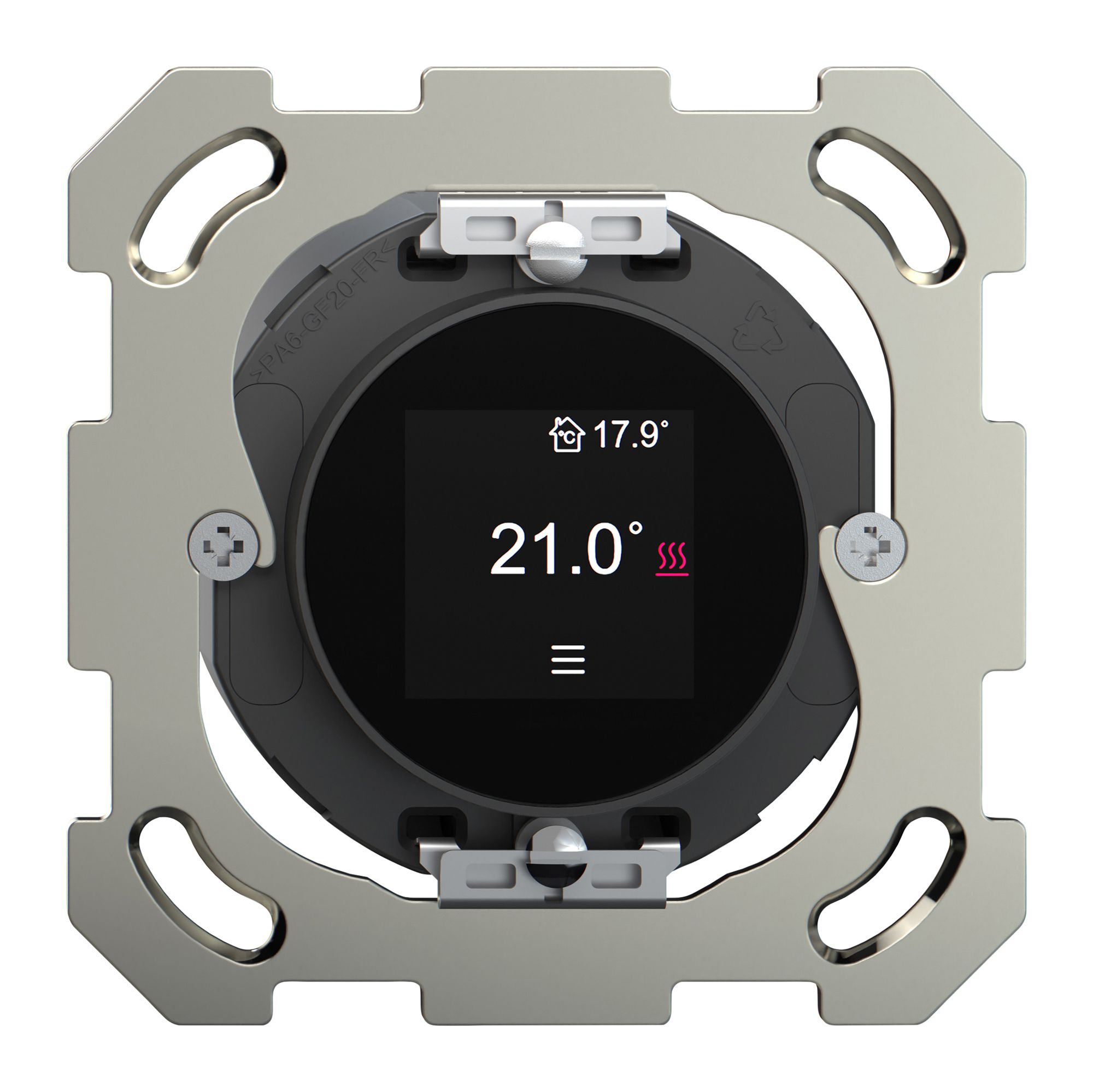 Termostato ambiente INC Feller 230VAC 4…30°C 77×77mm