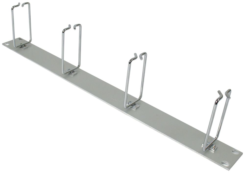 Kabeldurchführung 19" 1HE mit 4 Chromstahlbügel, 43×68mm