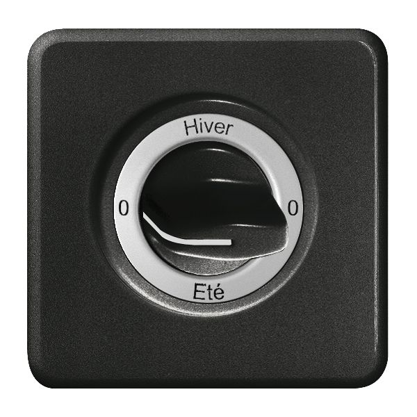 Kit frontal ENC 0-Hiver-0-Eté pour interrupteur rotatif noir