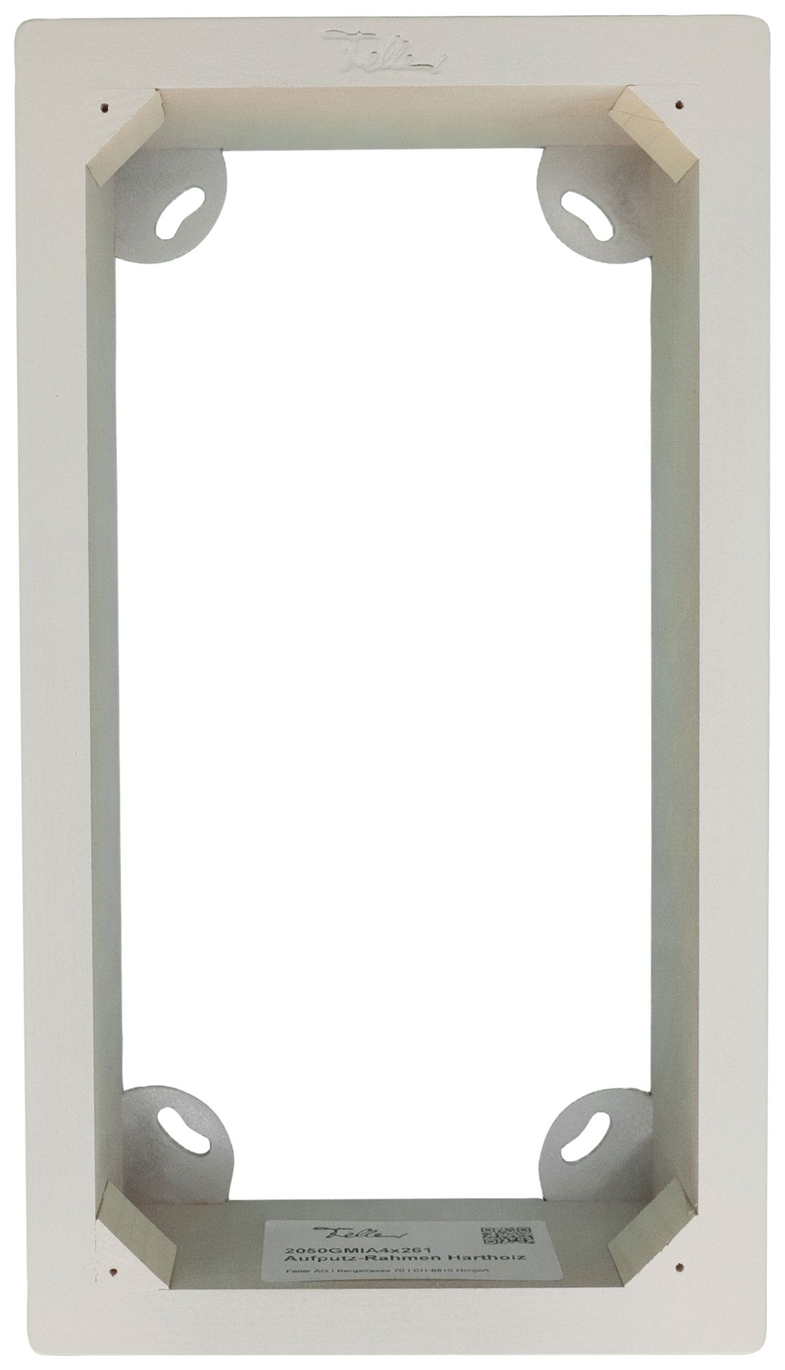 AP-Rahmen EDIZIO.liv SNAPFIX® 4×2 273×153mm ws