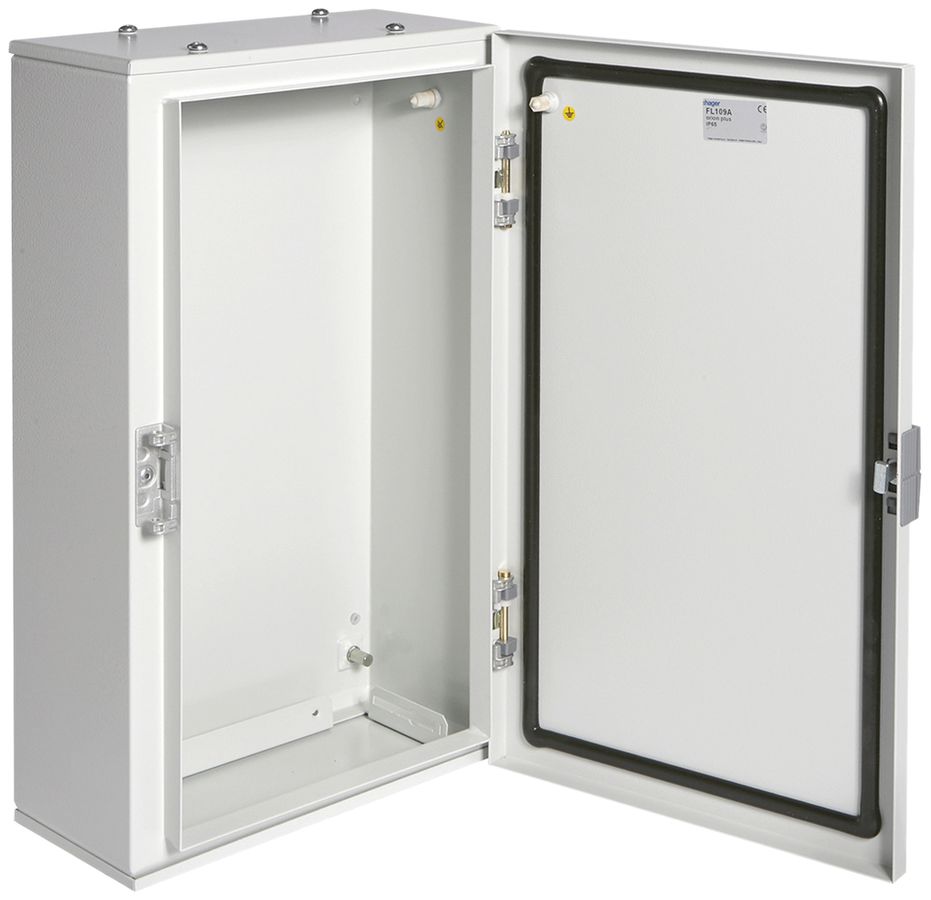 Cofano AP Hager Orion.Plus acciaio 300×500×160mm IP65 SKI doppio bit grc