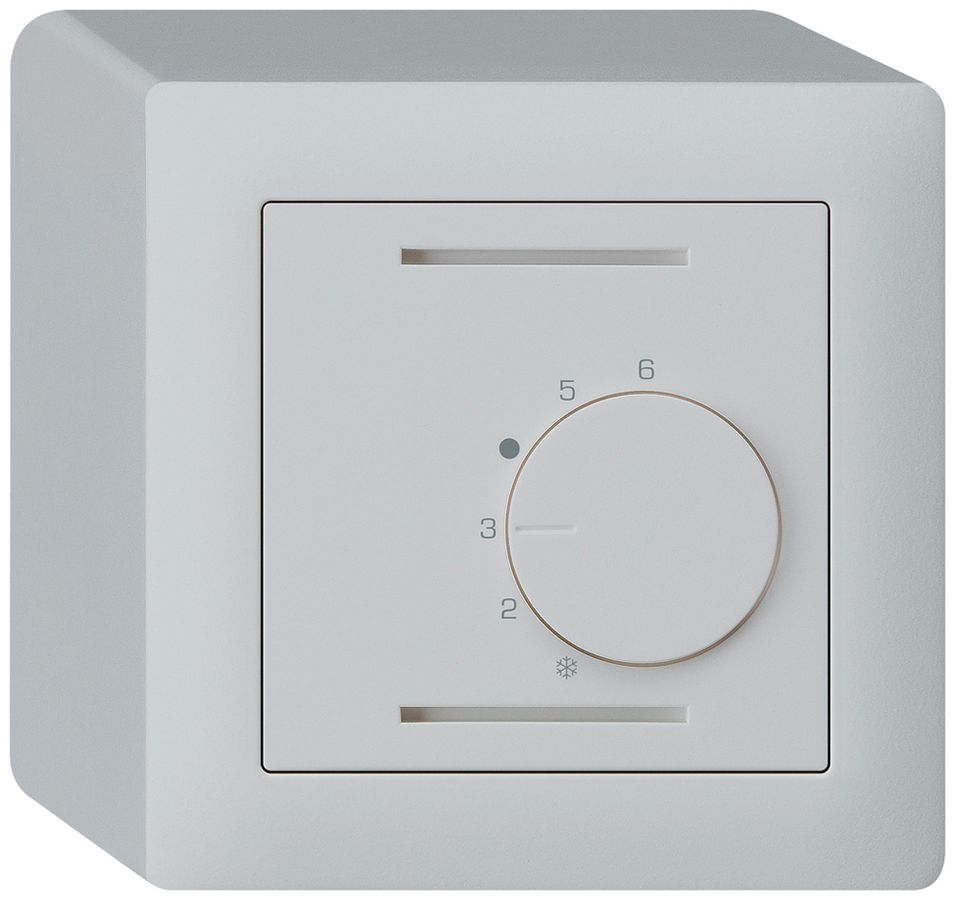 Thermostate d'ambiance AP kallysto gris clair sans interrupteur