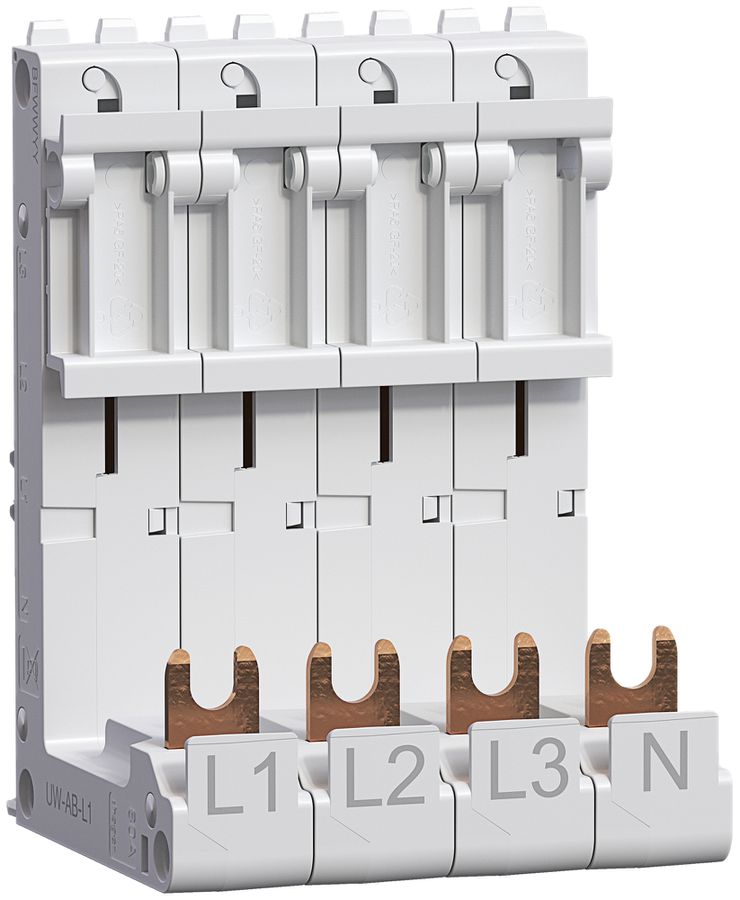 Adapter Hager uniway Bi-Connect 80A, 4P, L1L2L3N