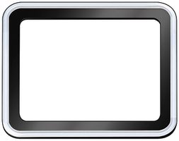 Abdeckung ESYLUX SUN OFL/AFL Glas 220×180×8mm schwarz klar