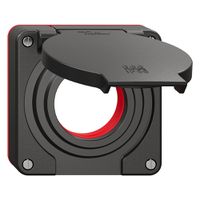 Deckel mit Klappdeckel NEVO Ø42mm IP55 sz (Dicht.rt)