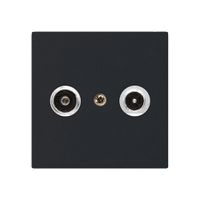 Antennendose kallysto R/TV Bauart A 4dB 2GHz schwarz