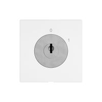 Interrupteur à clé EDIZIO.liv a.KABA 1007F/631984 interrupteur 4P 0-1 p=67mm bc