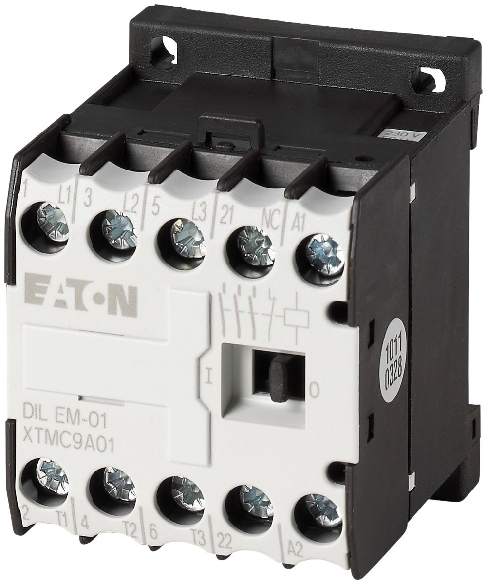 Schütz Eaton DILEM-01, 3L 230VAC 9A 4kW (AC-3) 1Ö