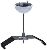 Kit di montaggio a soffitto DOTLUX corda, dado e staffa per LINEA