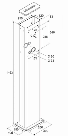 Colonne de distribution Webasto Duo
