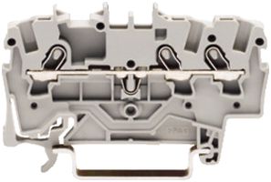 Borne de passage WAGO TopJob-S 1.5mm² 3L gris série 2001