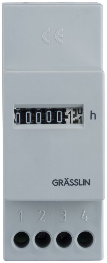 Compteur d'heures de service AMD Elbro taxxo 403, 220…240VAC, 50Hz, gris