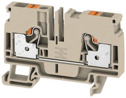 Durchgangs-Reihenklemme Weidmüller A2C PUSH IN 6mm² TS35 beige