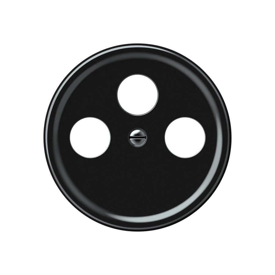 Frontset origin Antennendose R/TV/SAT schwarz