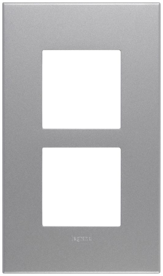 Abdeckrahmen ATO 1×2 Modul, soft alu