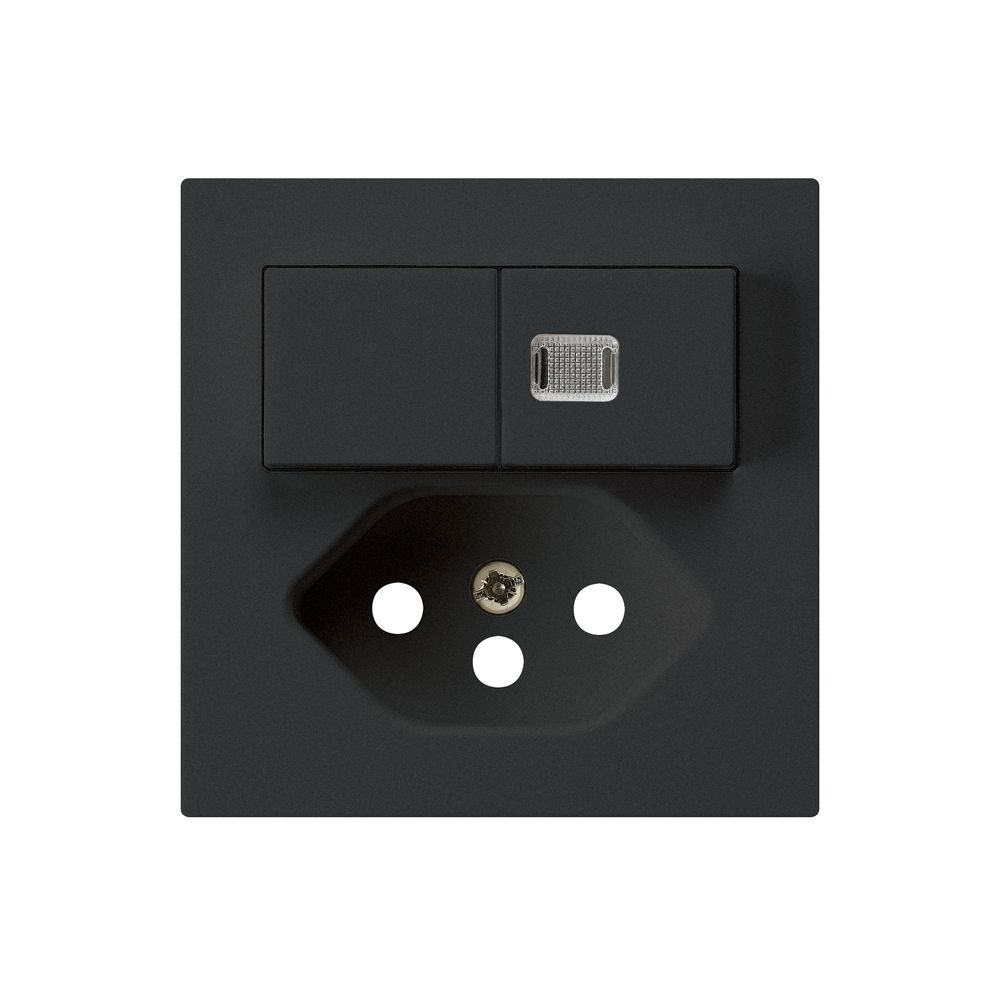 Kit frontale kallysto 60×60 nero con 1 lente per combinazione S1/T13