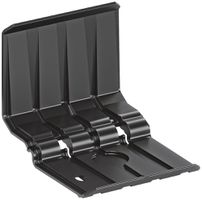 Klammer tehalit BRN 65210, graphitschwarz