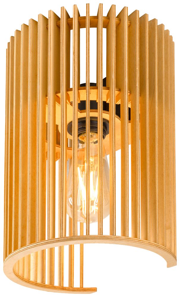 Applique SLV WUD E27 1×40W VAR 185×212×300mm brun